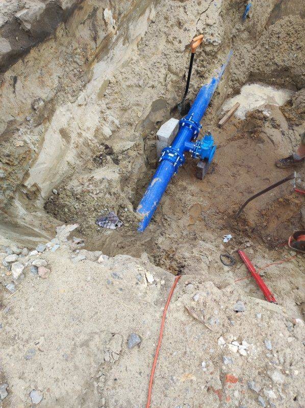 Rozbudowa sieci wodociągowej i kanalizacji sanitarnej w miejscowości Łuczynów